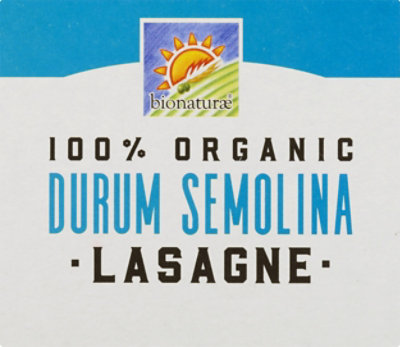 Bionaturae Pasta Organic Durum Semolina Lasagne - 12 Oz - Image 3