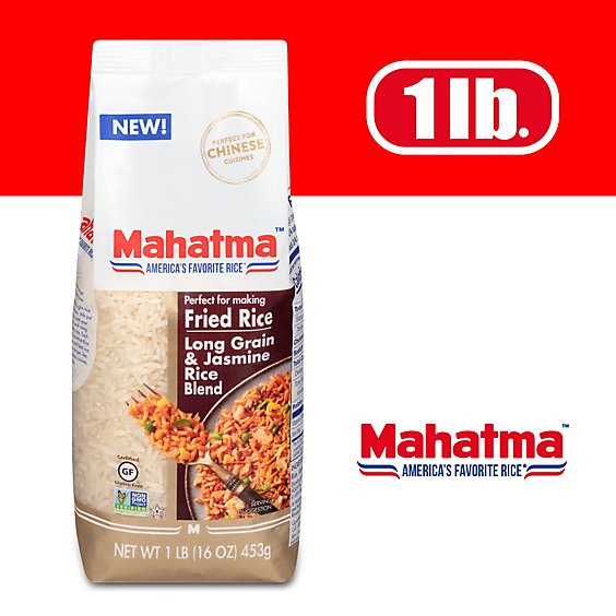Mahatma Long Grain & Jasmine Rice Blend For Fried Rice - 16 Oz
