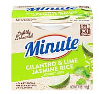 Minute Rice Jasmine Lightly Seasoned Cilantro And Lime - 7 Oz