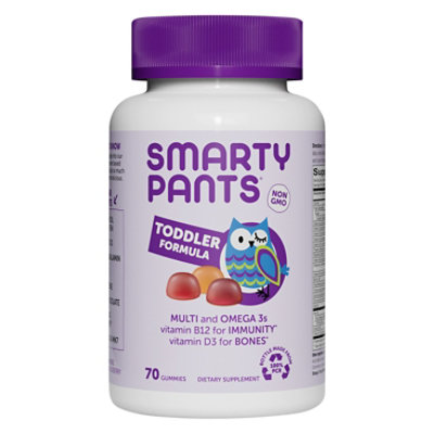 SmartyPants Multivitamins Gummies Toddler Complete - 70 Count