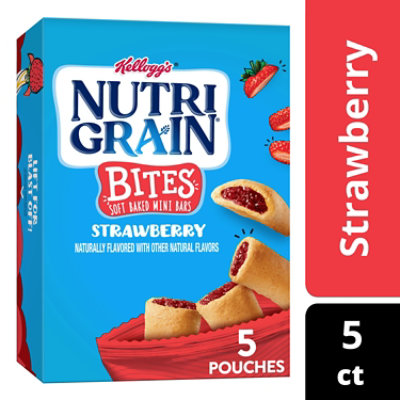 Nutri-Grain Mini Strawberry Whole Grains Breakfast Bars 5 Count - 6.5 Oz - Image 1