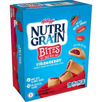 Nutri-Grain Mini Strawberry Whole Grains Breakfast Bars 5 Count - 6.5 Oz - Image 2