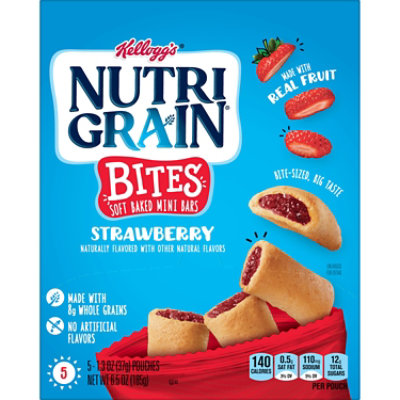 Nutri-Grain Mini Strawberry Whole Grains Breakfast Bars 5 Count - 6.5 Oz - Image 6