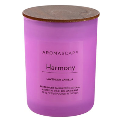 Chesapeake Bay Aromascape Candle Harmony Lavender Vanilla 7.8 Ounce - Each