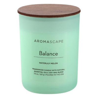 Chesapeake Bay Aromascape Candle Balance Waterlily Melon 7.8 Ounce - Each