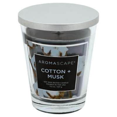 Chesapeake Bay Candle Aromascape Candle Cotton + Musk 11.5 Ounce - Each