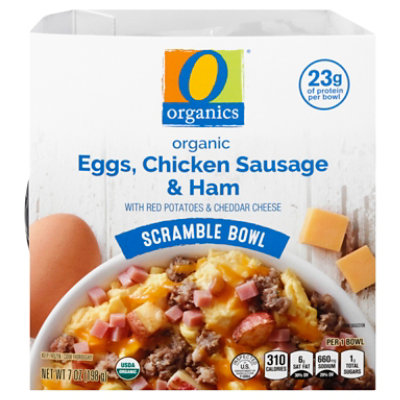 O Organics Scramble Bowl Egg Chicken Sausage Ham - 7 Oz - Image 3