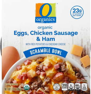 O Organics Scramble Bowl Egg Chicken Sausage Ham - 7 Oz - Image 2