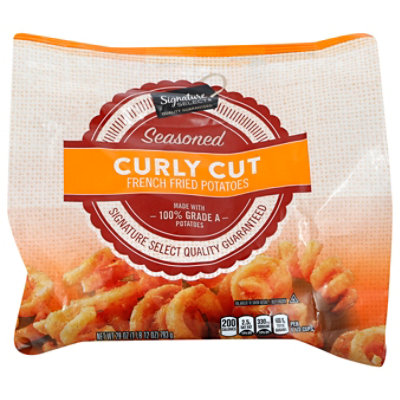 Signature Select Potatoes French Fried Curly Cut - 28 Oz