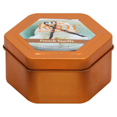 Root Candle Beeswax Blend French Vanilla Traveler Tin 4 Ounce - Each