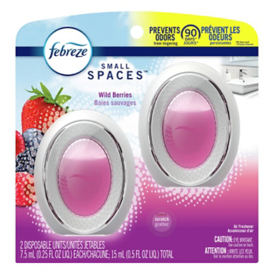 Febreze Small Spaces Air Freshener Wild Berries - 2-0.25 Fl. Oz.