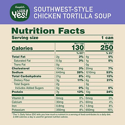 Campbells Well Yes Soup Chicken Tortilla - 16.3 Oz - Image 5