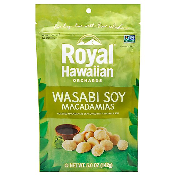 Royal Hawaiian Orchards Macadamias Wasabi Soy - 4 Oz