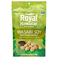 Royal Hawaiian Orchards Macadamias Wasabi Soy - 4 Oz - Image 1
