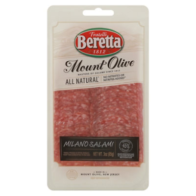 Fratelli Beretta Natural Reduced Sodium Milano Salami - 3 Oz - Image 3