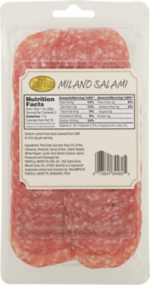 Fratelli Beretta Natural Reduced Sodium Milano Salami - 3 Oz - Image 6