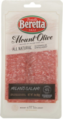 Fratelli Beretta Natural Reduced Sodium Milano Salami - 3 Oz - Image 2