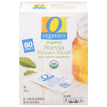 O Organics Sweetener Stevia Packets - 80  Count - Image 1