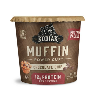 Kodiak Chocolate Chip Muffin Power Cup - 2.36 Oz - Image 1