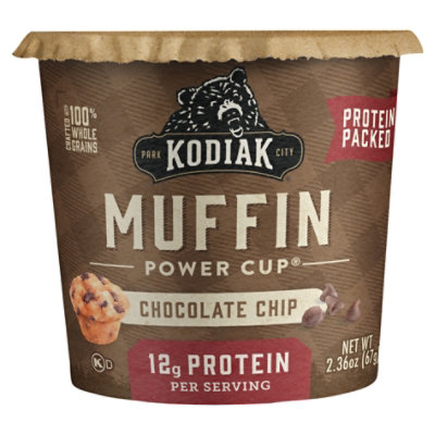 Kodiak Chocolate Chip Muffin Power Cup - 2.36 Oz