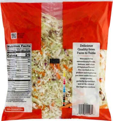 Signature Farms Three Color Cole Slaw - 14 Oz - Image 4