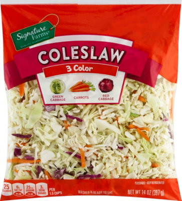 Signature Farms Three Color Cole Slaw - 14 Oz - Image 2