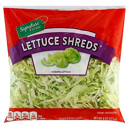 Signature Farms Lettuce Shreds - 8 Oz - Image 1