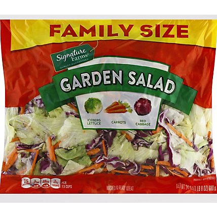 Signature Farms Salad Garden Family Size - 24 Oz - Image 2