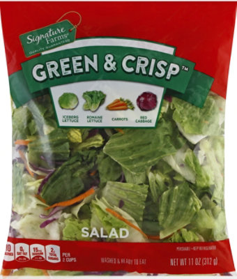 Signature Farms Garden Green & Crisp Salad - 11 Oz - Image 2