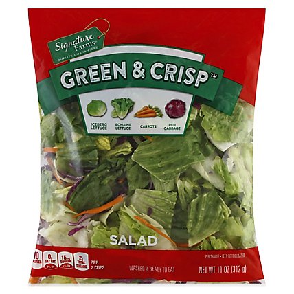 Signature Farms Garden Green & Crisp Salad - 11 Oz - Image 1