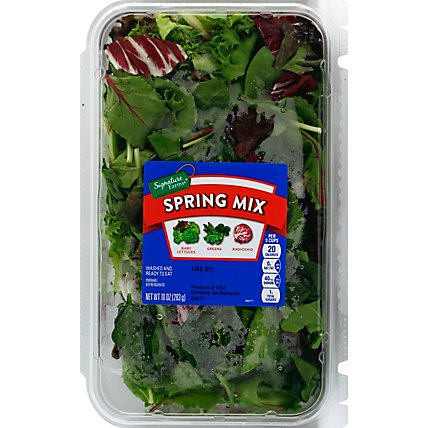 Signature Farms Spring Mix Clamshell - 10 Oz - Image 2