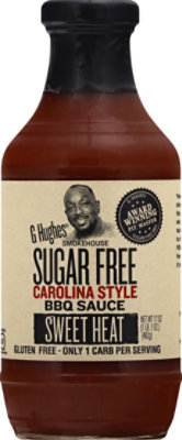 G Hughes Sauce Bbq Sugar Free Carolina Style Sweet Heat - 17 Oz - Image 2