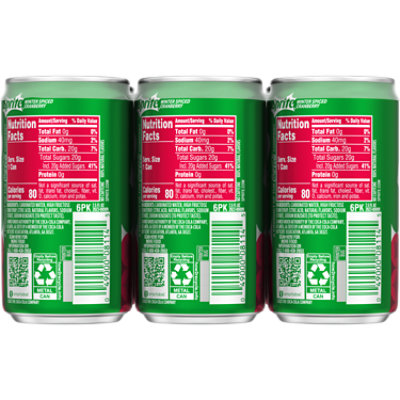 Sprite Winter Spiced Cranberry - 6-7.5 Fl. Oz. - Image 6