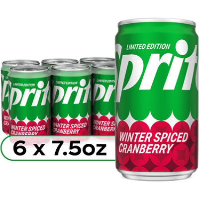 Sprite Winter Spiced Cranberry - 6-7.5 Fl. Oz. - Image 1