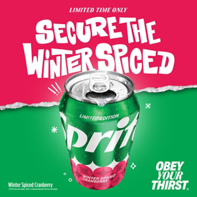 Sprite Winter Spiced Cranberry - 6-7.5 Fl. Oz. - Image 4