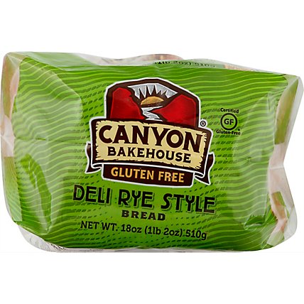 Canyon Bakehouse Gluten Free Bread Deli Rye Style - 18 Oz - Image 2