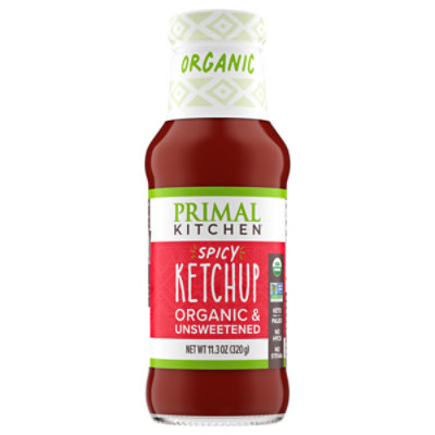Primal Kitchen Organic & Unsweetened Spicy Ketchup - 11.3 Oz