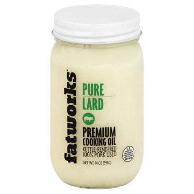 Fatworks Cooking Oil Premium Pure Lard 14 Oz Albertsons