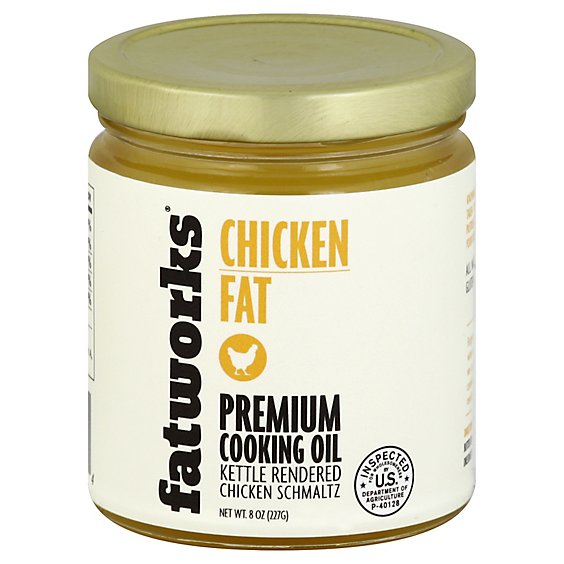 Fatworks Cooking Oil Premium Chicken Fat - 8 Oz