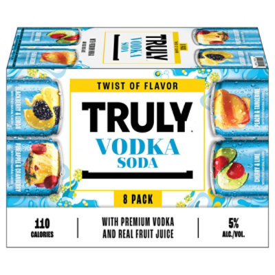 TRULY Twist of Flavor Vodka Soda Variety Pack Cans - 8-12 Fl. Oz. - Image 3