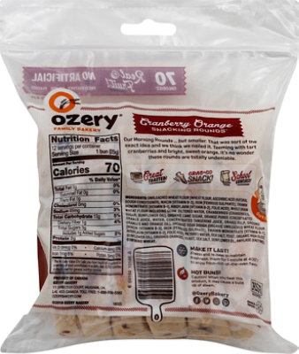 Ozery Bakery Snack Rounds Cran Orange - 10.6 Oz - Image 5