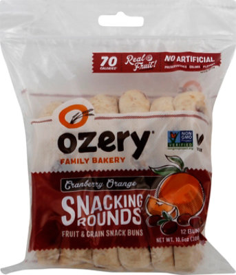 Ozery Bakery Snack Rounds Cran Orange - 10.6 Oz - Image 2