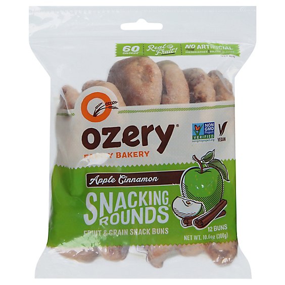 Ozery Bakery Snack Rounds Apple Cinn - 10.6 Oz