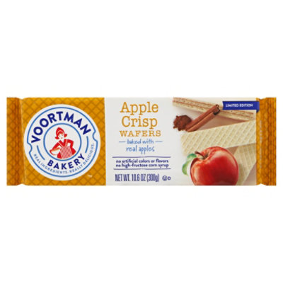 Voortman Bakery Wafers Apple Crisp - 10.6 Oz