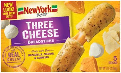 New York Bakery Cheese Sticks 3 Cheese 5 Count - 12.9 Oz