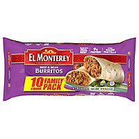 El Monterey Beef & Bean Burritos - 10 Count - Image 3