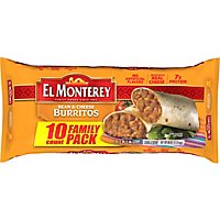 El Monterey Bean & Cheese Burritos Family Size 10 Count - 40 Oz - Image 2