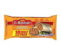 El Monterey Bean & Cheese Burritos Family Size 10 Count - 40 Oz