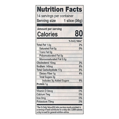 Franz Sandwhich Bread Gluten Free Blueberry - 18 Oz - Image 3