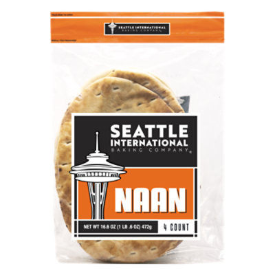 Seattle International Baking Company Naan Bread 4 Count - 16.6 Oz - Image 2